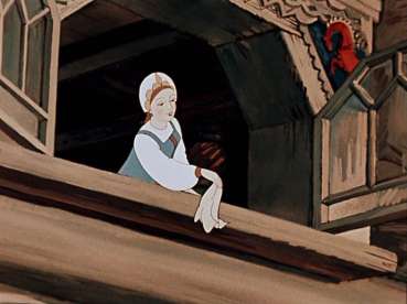 Сказка о мертвой царевне и о семи богатырях. Царь с царицею простился