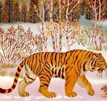 Тигр у двери. Негидальская сказка. Сказки народов Севера