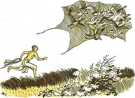 Индийская сказка. Догадливый птицелов