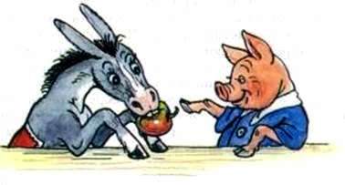 Упрямый, упрямый ослик