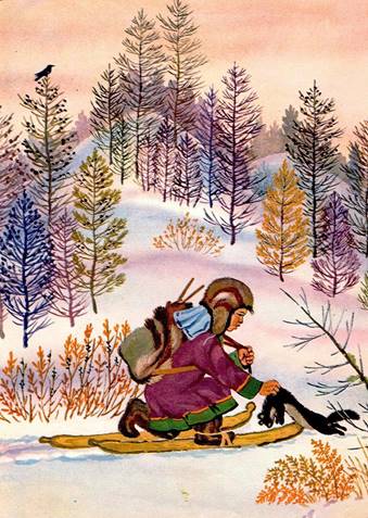 Тигр у двери. Негидальская сказка. Сказки народов Севера