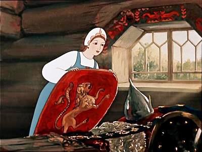 Сказка о мертвой царевне и о семи богатырях. В светлой горнице