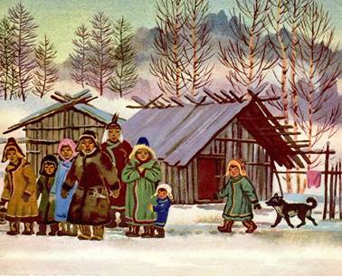 Тигр у двери. Негидальская сказка. Сказки народов Севера