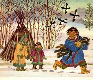 Тигр у двери. Негидальская сказка. Сказки народов Севера