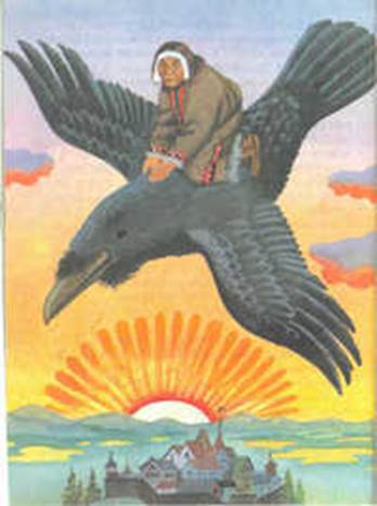 Старик рыбак и ворон. Долганская сказка