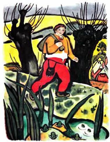 Сказка братьев Гримм. Удачная торговля