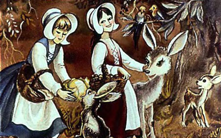 Братья Гримм. Беляночка и Розочка