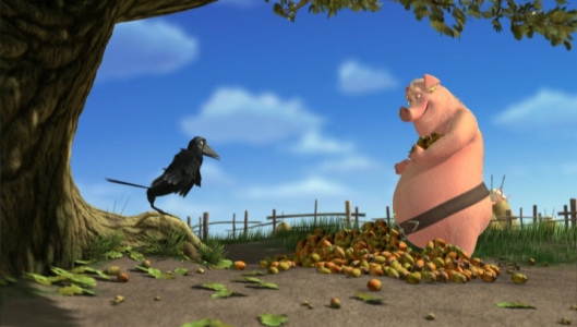 Свинья под дубом