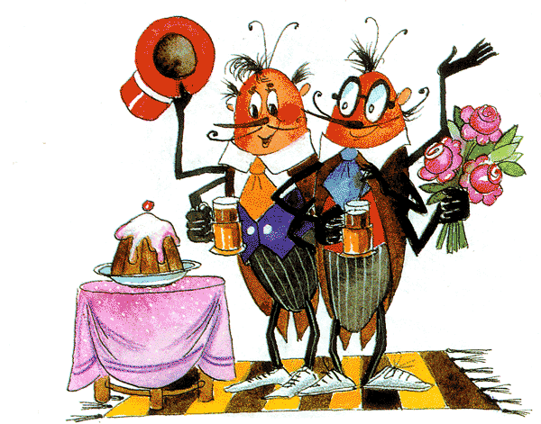 Муха-Цокотуха. Тараканы прибегали