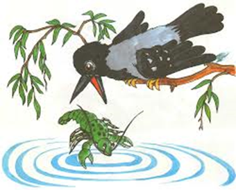 Ворона и рак