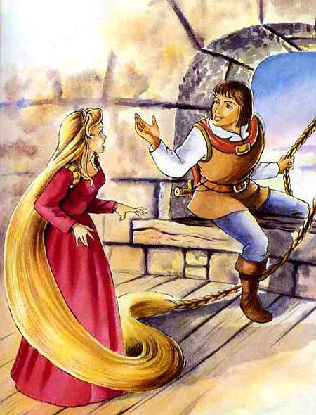 Гримм. Салаточка. Салаточка сначала очень испугалась.