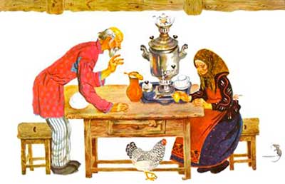 Курочка Ряба. Дед бил, бил — не разбил