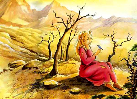 Гримм. Салаточка. Кто-то поёт красивую, но грустную песенку.