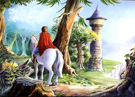 Гримм. Салаточка. Проезжал лесом принц и услышал чудесное пение.