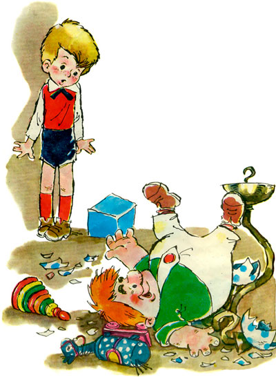 Малыш и Карлсон, который живет на крыше