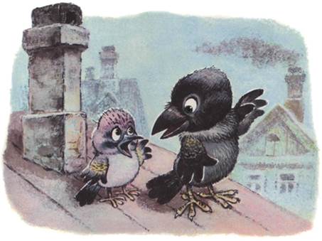 Отчего галка черная. Михаил Пляцковский