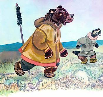 Чукотская сказка. Кто самый быстрый?