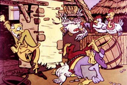 Сказка о том, как дурень за страхом ходил. Сказка братьев Гримм.