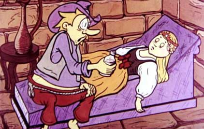 Сказка о том, как дурень за страхом ходил. Сказка братьев Гримм.