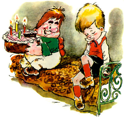 Малыш и Карлсон, который живет на крыше