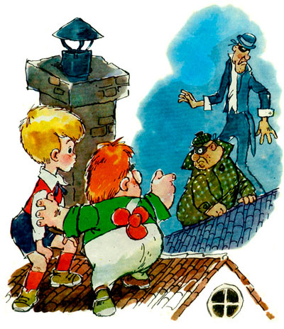 Малыш и Карлсон, который живет на крыше