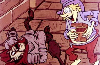 Сказка о том, как дурень за страхом ходил. Сказка братьев Гримм.