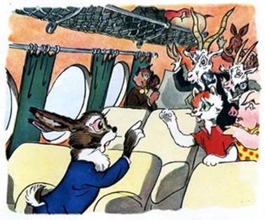 Суеверный Трусохвостик. Басни Михалкова