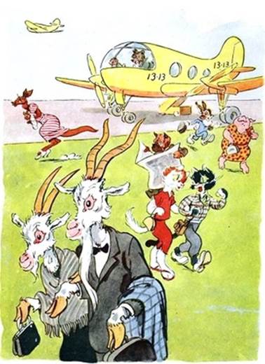 Суеверный Трусохвостик. Басни Михалкова