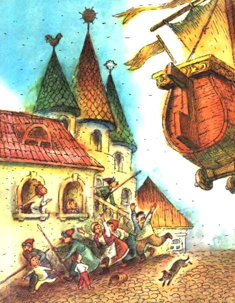 Летучий корабль. Украинская народная сказка.