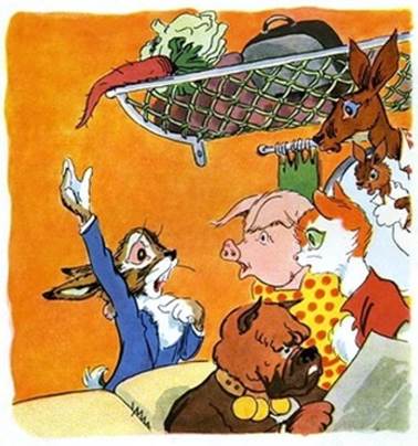 Суеверный Трусохвостик. Басни Михалкова