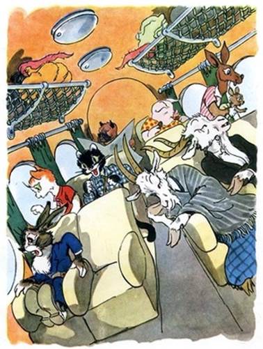 Суеверный Трусохвостик. Басни Михалкова