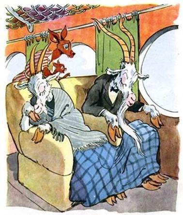 Суеверный Трусохвостик. Басни Михалкова