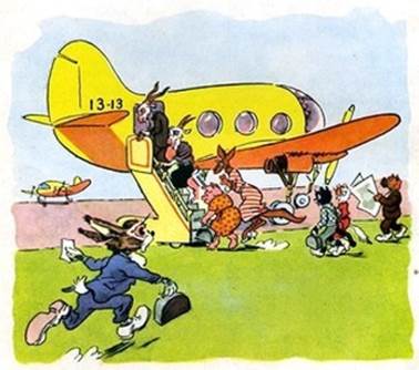 Суеверный Трусохвостик. Басни Михалкова