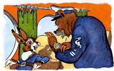 Суеверный Трусохвостик. Басни Михалкова