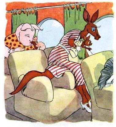 Суеверный Трусохвостик. Басни Михалкова