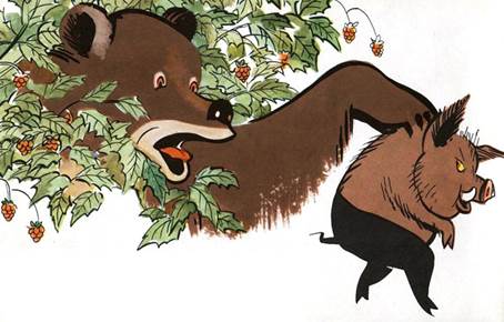 Кабан и хомут. Басни Михалкова