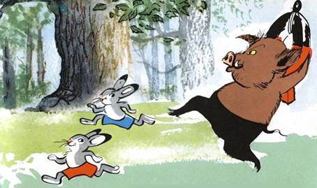 Кабан и хомут. Басни Михалкова