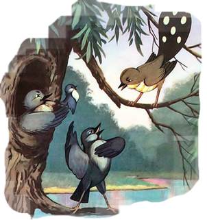 Кукушка и скворец. Басни Михалкова