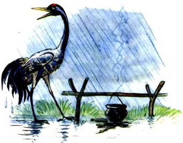 Как журавель собирал щавель