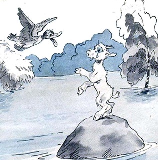 Как птицы козленка спасли. Сказки Михалкова