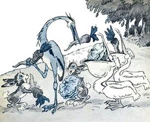 Как птицы козленка спасли. Сказки Михалкова