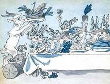 Как птицы козленка спасли