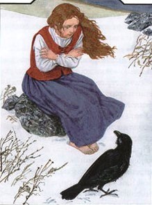 Снежная королева. Разговор с вороном