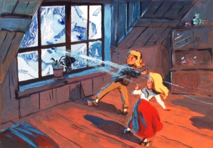 Снежная королева. В глаз ему попали два осколка дьявольского зеркала