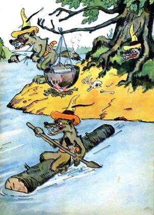 Как птицы козленка спасли. Сказки Михалкова