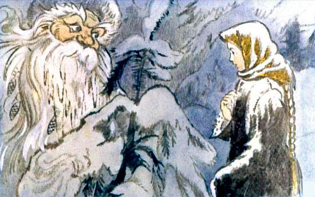 Русская народная сказка. Морозко. Выслушал Морозко