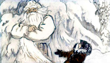 Русская народная сказка. Морозко. Ну, красная девица, справила ты мою работу?