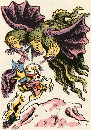 Русские былины. Добрыня и змей