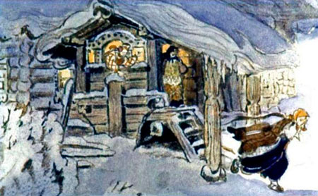 Русская народная сказка. Морозко. Вытолкала её вон из избы