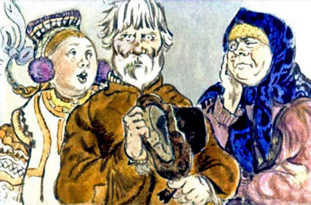 Русская народная сказка. Морозко. Старик домой вернулся